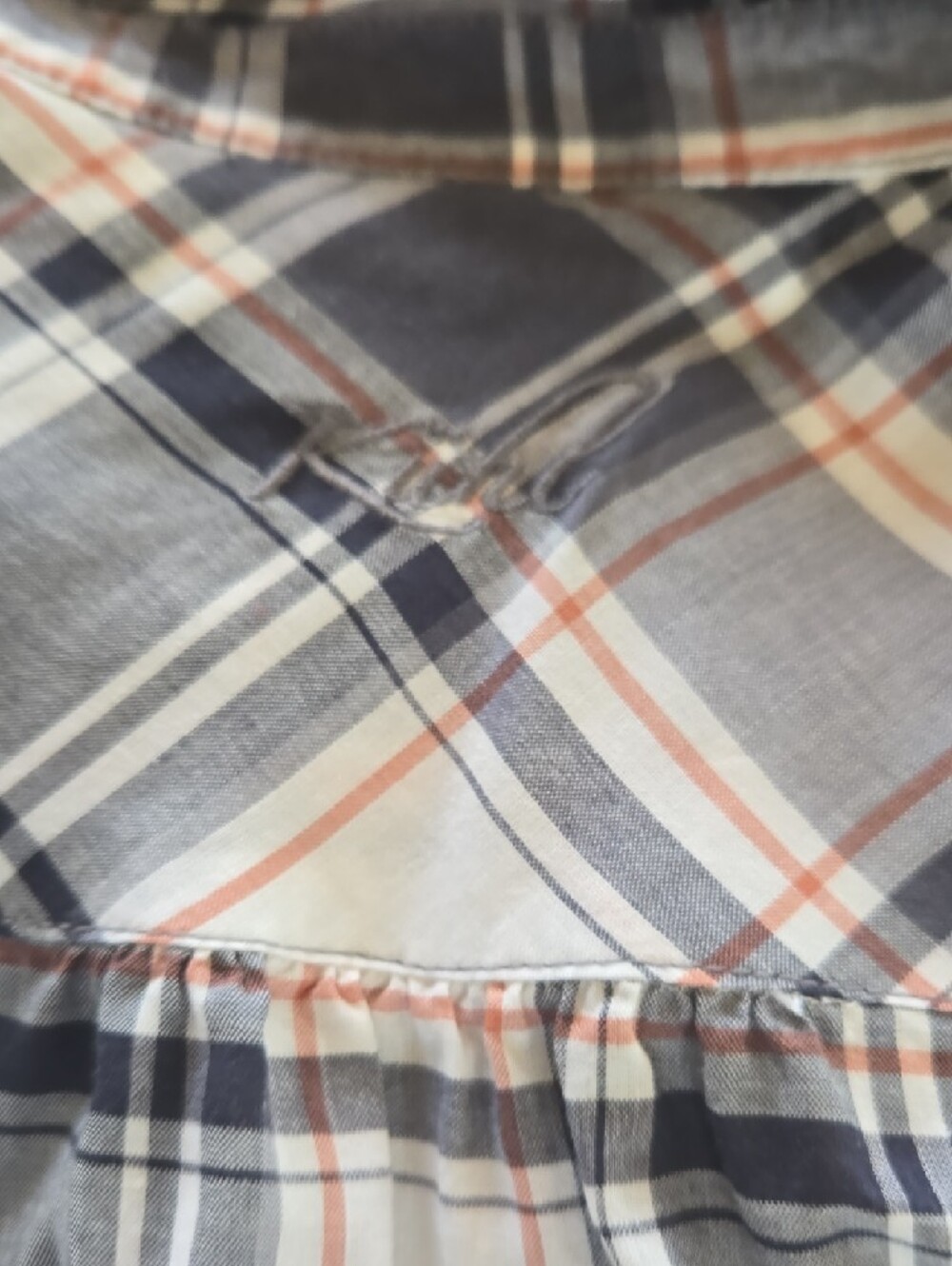 Kuhl Women's Plaid Button-Down Shirt in White, Blue, Brown - Picture 8 of 13